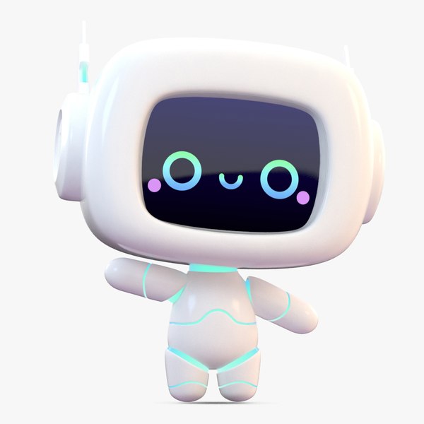 Cartoon Cute Robot 3D