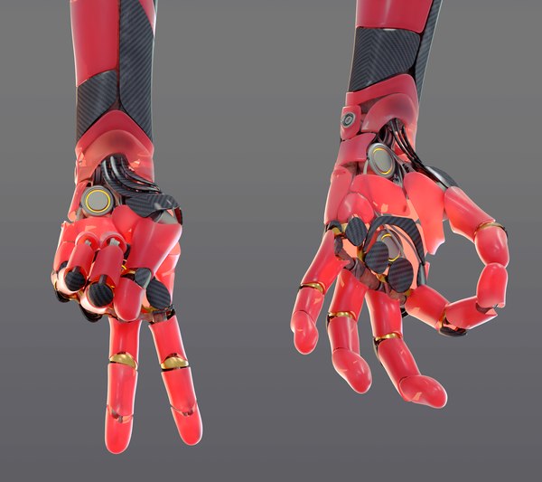 3D hand anatomy mechanical