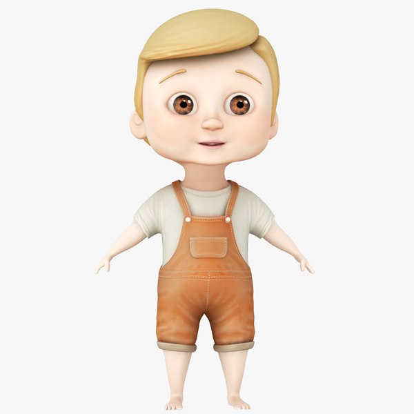 3D Cartoon Boy 2 model