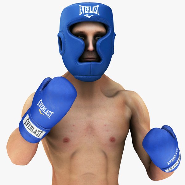 Boxer Man 2 Fighting Pose model