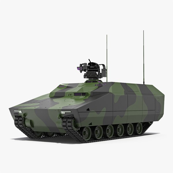 3D lynx ifv rigged model