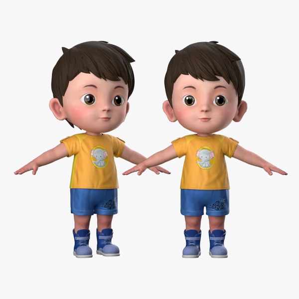 3D Cartoon boy