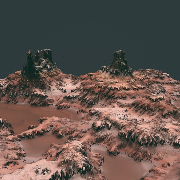 hills cliffs terrain max