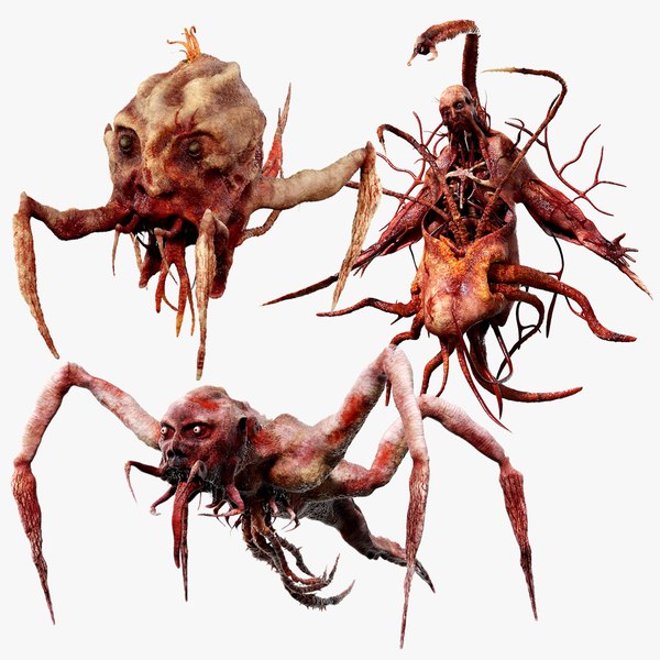 Scary Body Horror Monsters model