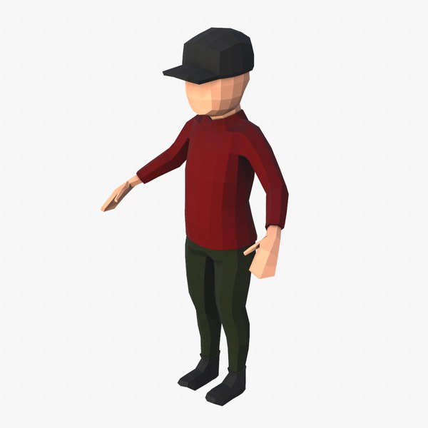 boy character 3D model