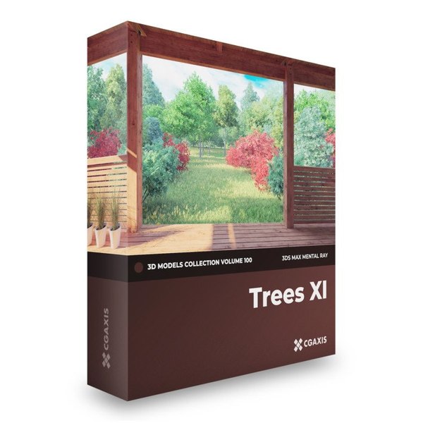 3D trees volume 100 model