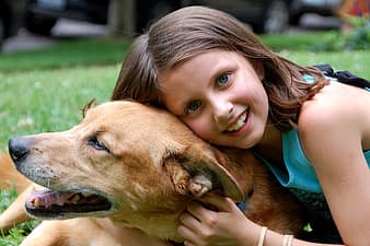 girl, dog, love, pet, happy, cute, young, happy dog, friend, cute girl, kid